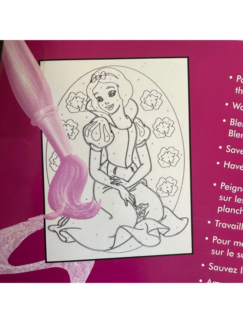 Disney Princess Snow White Paint By Number vintage 2000s
